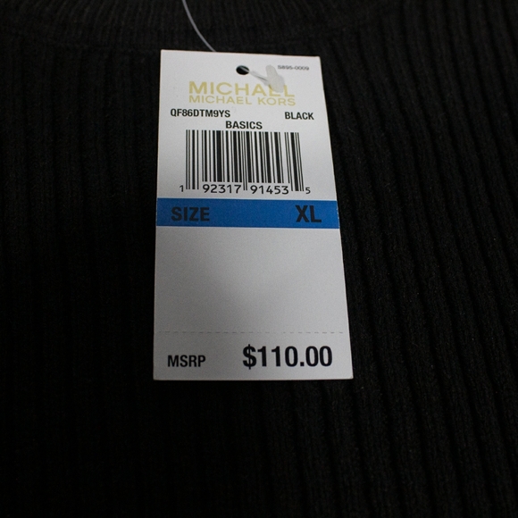 Michael Kors Asymmetrical Zip Sweater Size XL - Picture 3 of 4